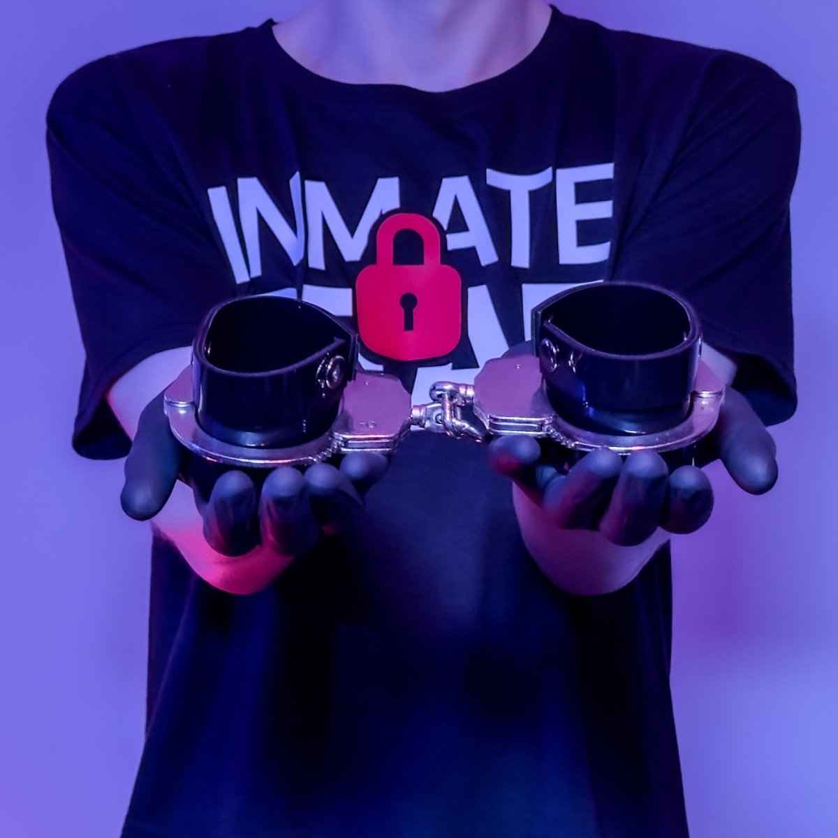 Handcuff Wrist Protector Black PVC