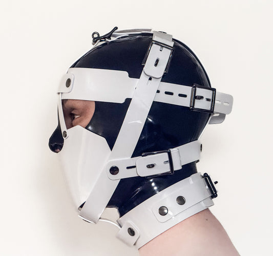 Mute Muzzle INSTITUTION White PVC