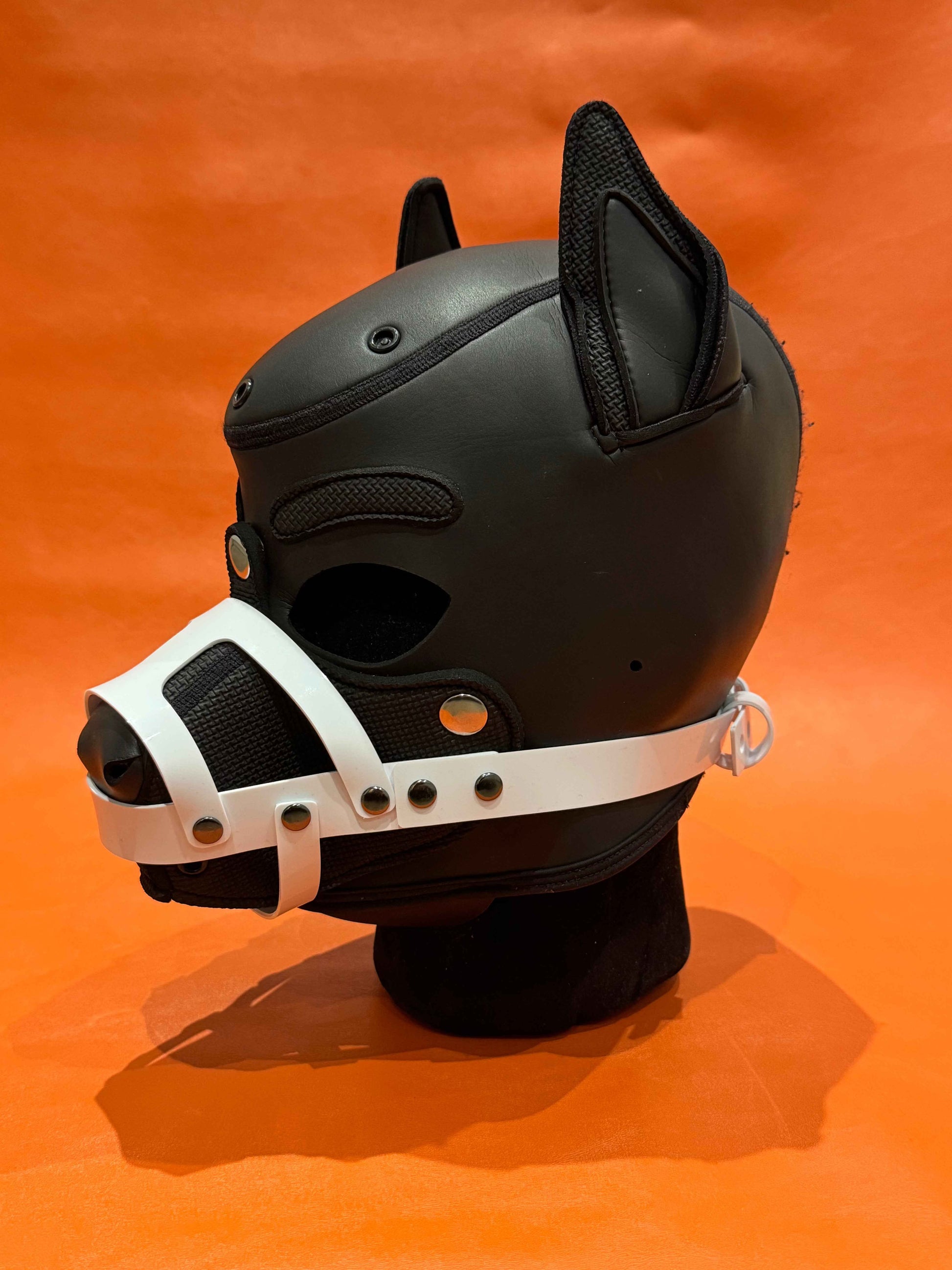 K9 Muzzle White PVC