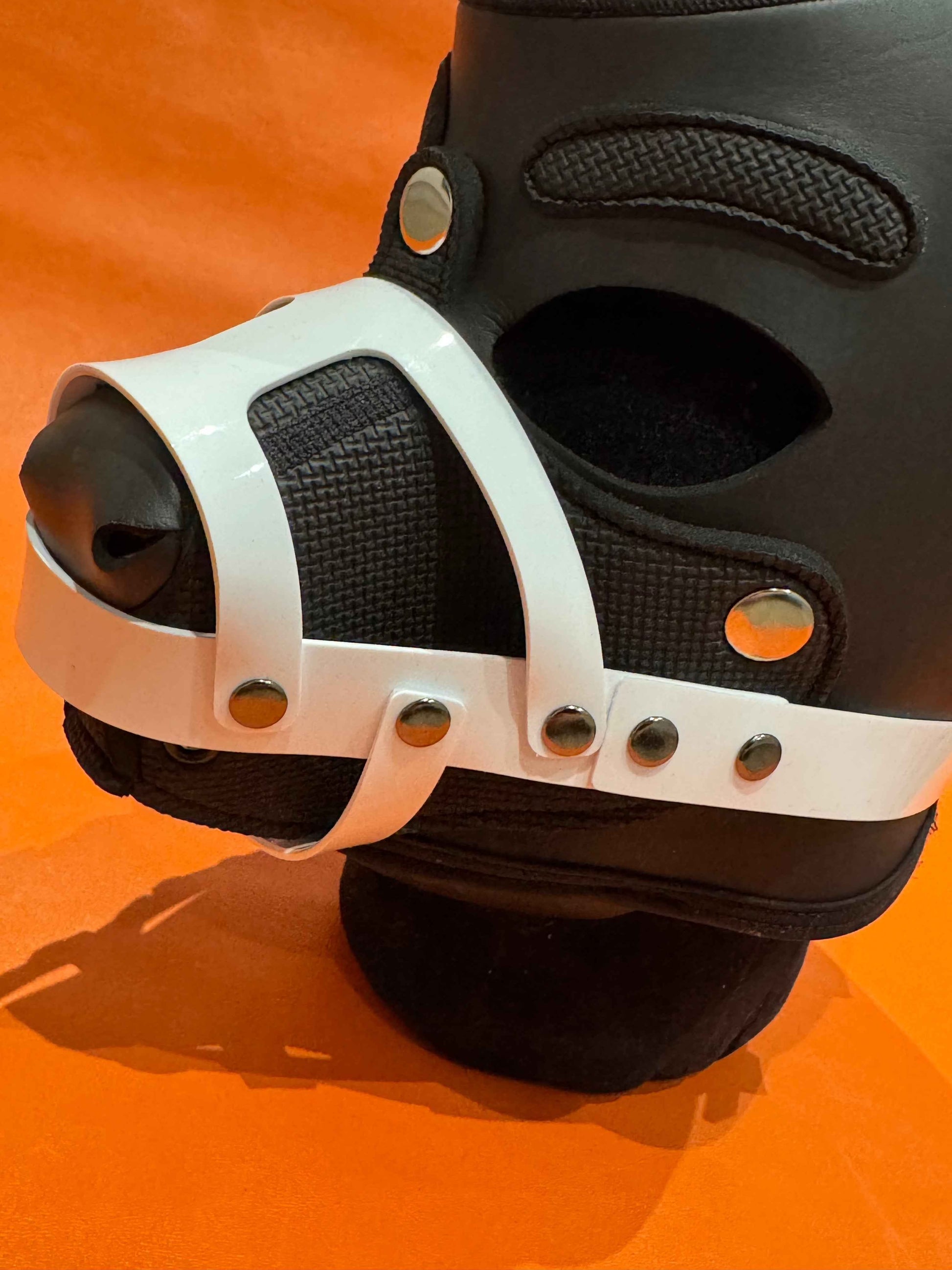 K9 Muzzle White PVC