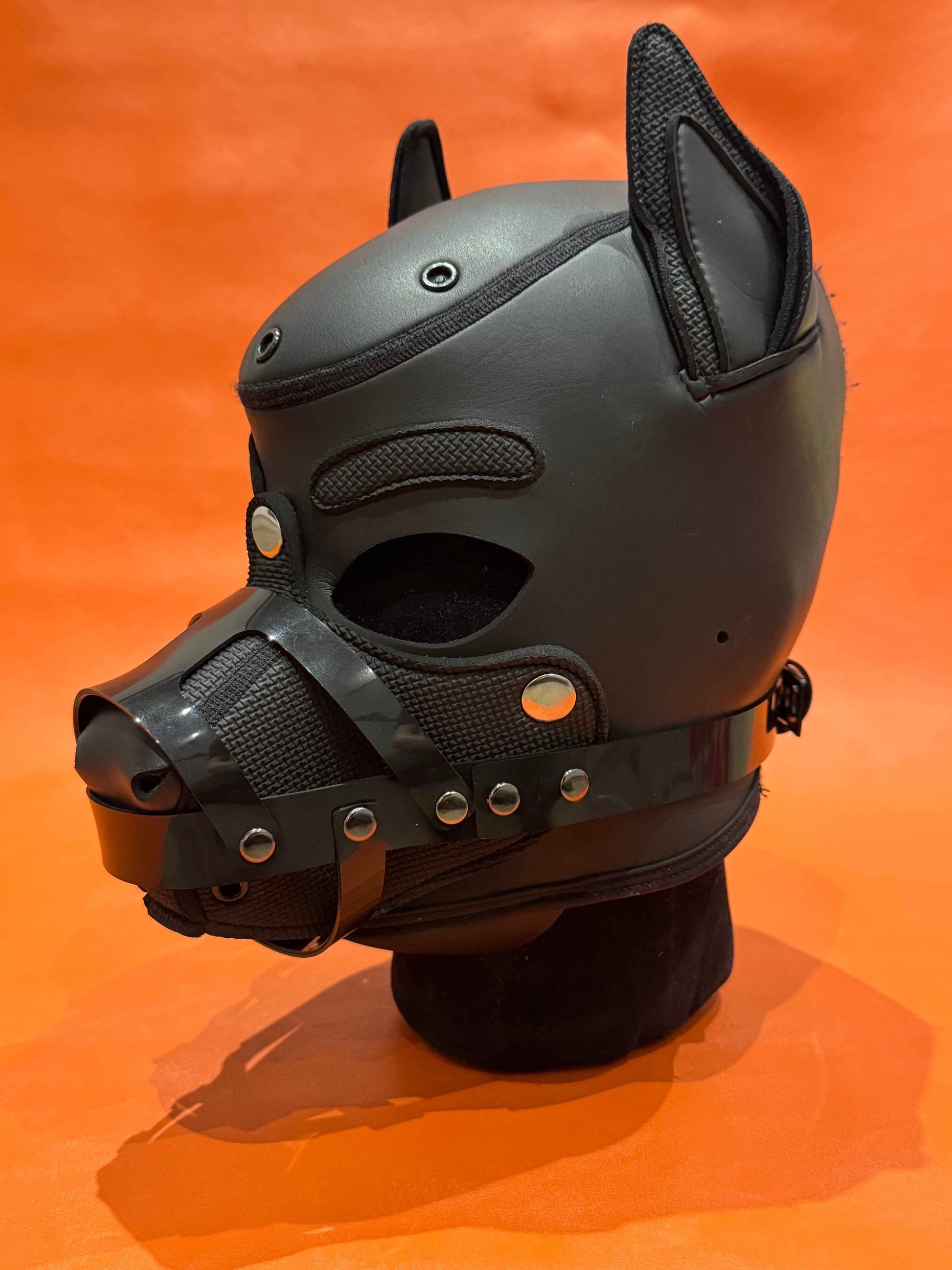 K9 Muzzle Black PVC