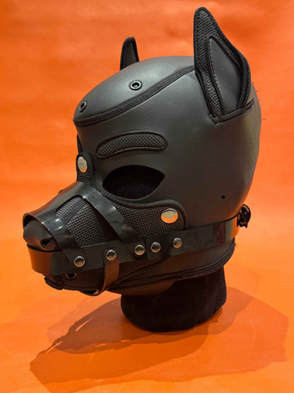 K9 Muzzle Black PVC