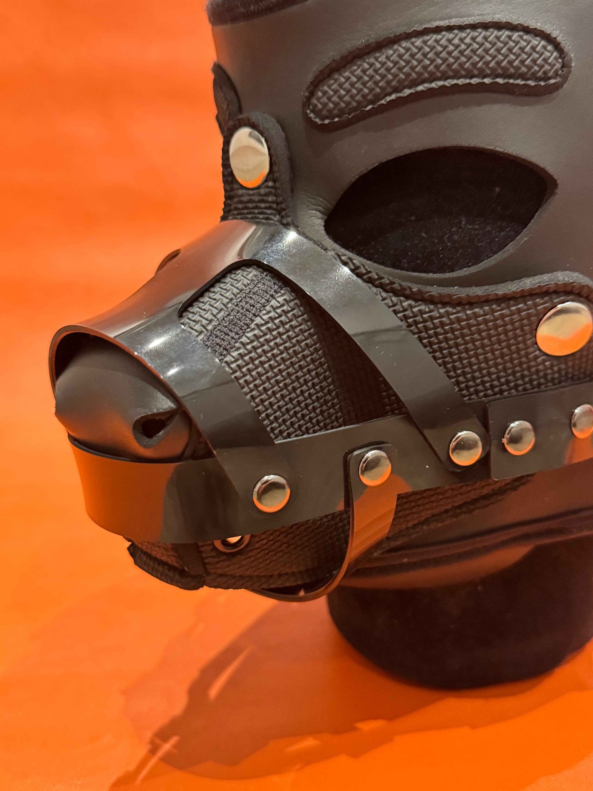 K9 Muzzle Black PVC
